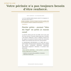 Illustration du plancher pelvien et du confort intime après la ménopause