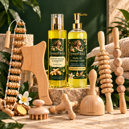 Rituel Signature LympHéra avec kit et deux huiles de massage