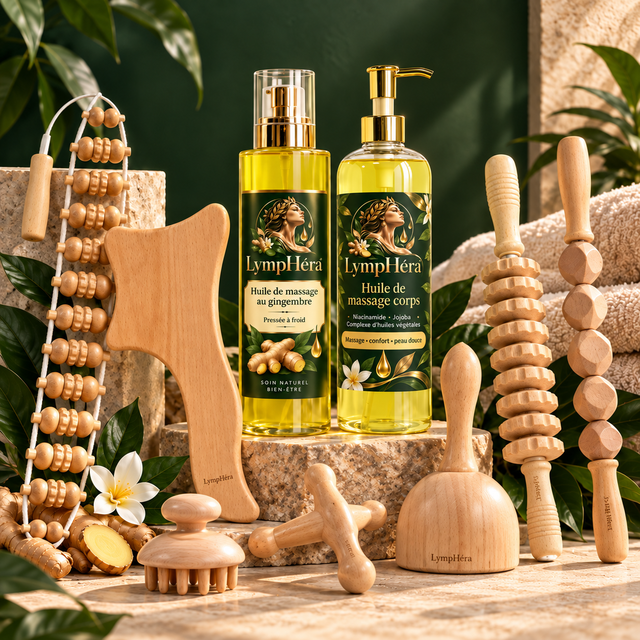 Rituel Signature LympHéra avec kit et deux huiles de massage